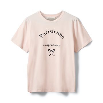 SOFIE SCHNOOR ZENASW PRINTED T-SHIRT DOUCE PINK – S261450