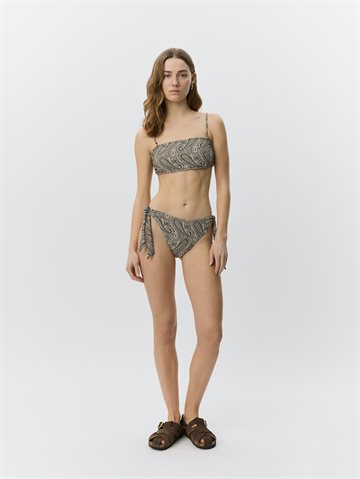 VAGASW PAISLEY PRINT BANDEAU BIKINI BORDEAUX MIX PAISLEY - S262396