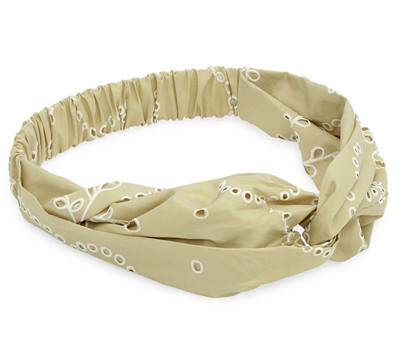  SUI AVA FLORAL BRODERIE TWIST HEADBAND - PISTACHIO - SA2601168