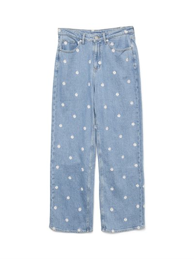 VERO MODA TESSA DAISY JEANS LIGHT BLUE - 10335495