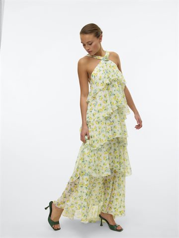  VERO MODA FELICIA SL RUFFLE MAXI DRESS - 10295237
