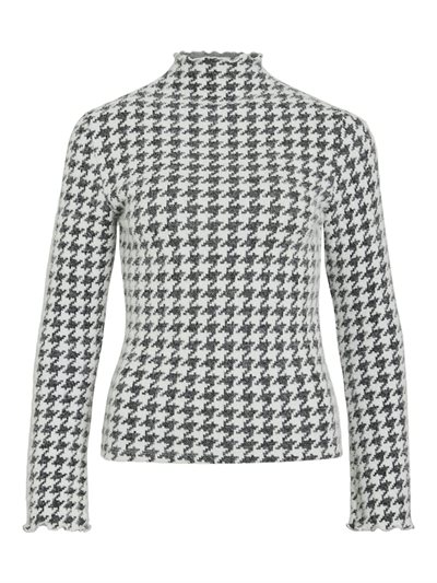 VILA ENSA L/S HIGH NECK TOP/KA CLOUD DANCER - 14115050