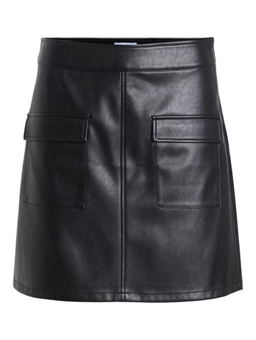VILA PROUD RW SHORT SKIRT BLACK - 14107800