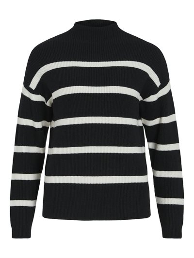 VILA RIL MOCKNECK STRIK BLACK/WHITE ALYS- 14091615