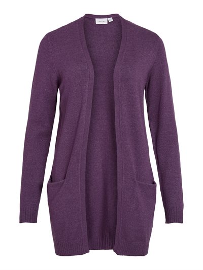 VILA RIL OPEN L/S  KNIT CARDIGAN NOOS IMPERIAL PURPLE - 14044041