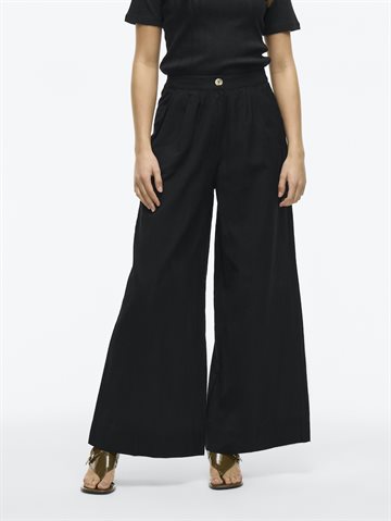  VILA ETNI HW BLACK WIDE PANTS - 14107995