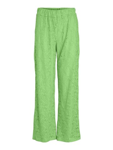 VILA BEGENA HW WIDE PANTS SUMMER GREEN - 14085048