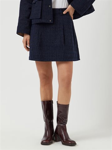 YAS VICKY HMW SHORT SKIRT NAVY BLAZER - 26038140