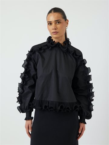 YAS MIMA LS TOP BLACK - 26038270