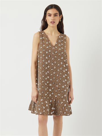 YAS SOLLER SL DRESS TAUPE GRAY – SEQUIN PARTY KJOLE 26038758