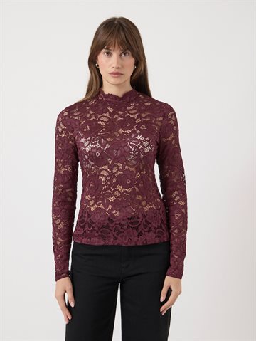 YAS LACEY LS LACE TOP S. NOOS PORT ROYALE - 26039992