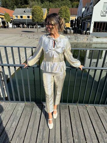 SOFIE SCHNOOR CORDELIASW TROUSERS LIGHT GOLD - S254252