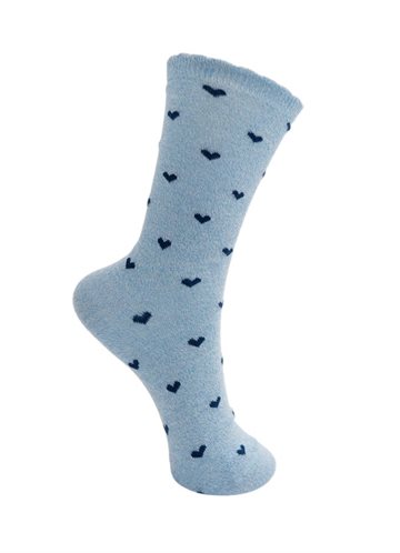 BLACK COLOUR  DOTTIE SOCK SKY BLUE - 4397