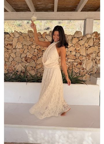 BYIC HOLLYIC WRAP TOP OFF WHITE LACE - A25102