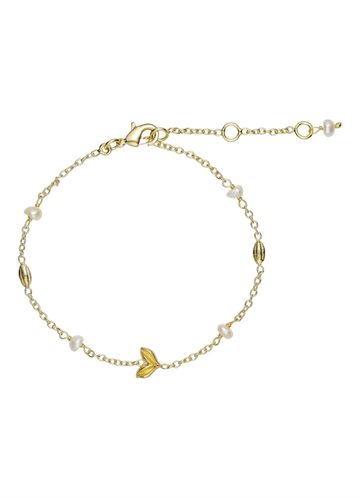 PURE BY NAT NADIA BRACELETG/B WHITE PERALS - 40695