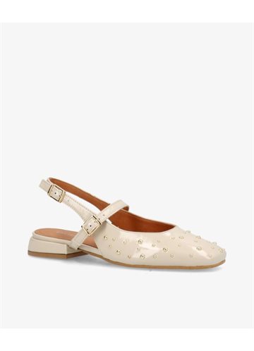 PHENUMB ADVANCE P BEIGE LEATHER PANTET SANDAL - P2415