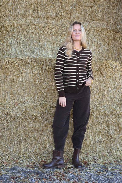 BLACK COLOUR BCMEMPHIS BABYFLØJL BUKSER – BARREL FIT41026