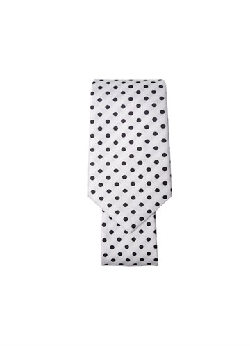  BLACK COLOUR LULU TIE WHITE DOT - 208437