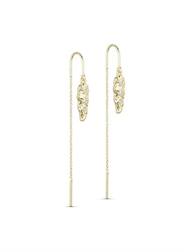 PURE BY NAT IRIS CHAIN EARRINGS G/B - 45924