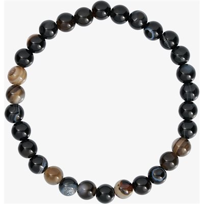 WOLFF JEWELRY JALLE PEARL BRACELET BLACK - 1236
