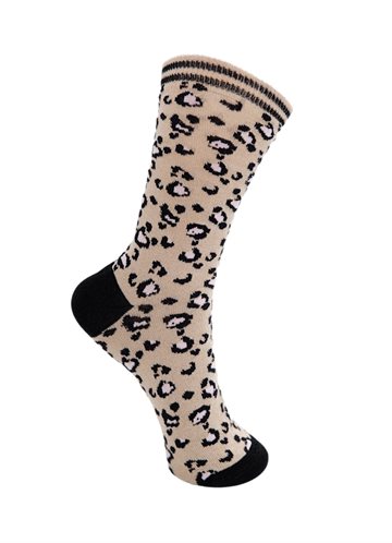 BLACK COLOUR LEO GOLDEN STAR SOCK - 4170