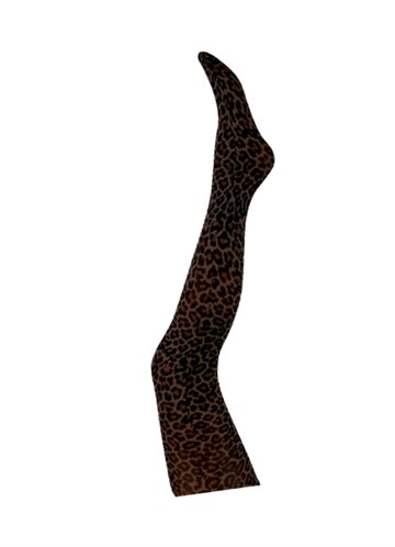  BLACK COLOUR ALMA TIGHTS BROWN LEOPARD - 2401