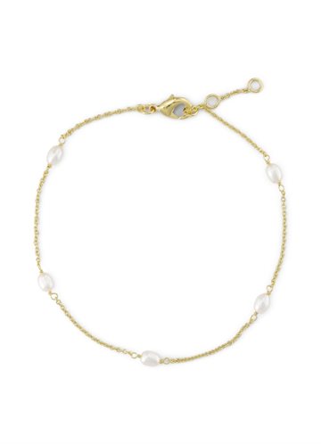 PURE BY NAT ANKEL CHAIN W. PEARLS GOLD - 49007