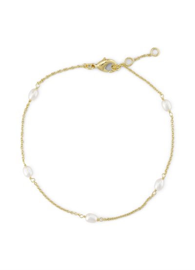 PURE BY NAT ANKEL CHAIN W. PEARLS GOLD - 49007
