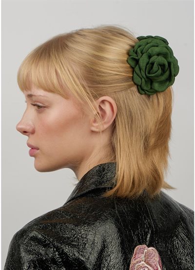  SUI AVA ROSA HAIR CLAW DARK GREEN MIDDLE - SA2304088
