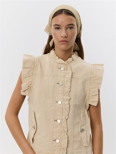 SOFIE SCHNOOR VEST WARM SAND - S252160