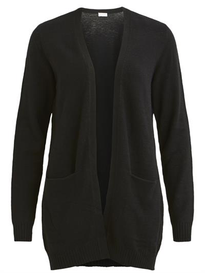VILA RIL BLACK OPEN STRIK CARDIGAN - 14044041