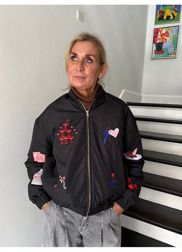 WAUW MI MORE BOMBER JACKET BLACK - 10180