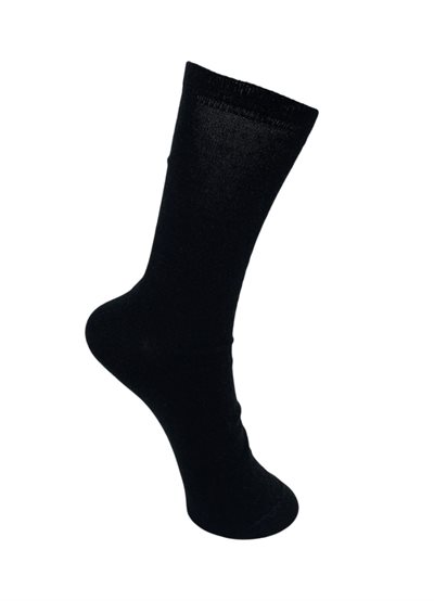 BLACK COLOUR LUREX BLACK SOCK - 4041