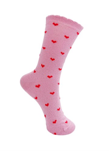  BLACK COLOUR DOTTIE SOCK FLAMINGO- 4397
