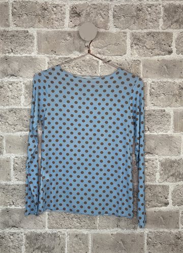 CABANA LIVING CASH DOT LIGHT BLUE/BROWN - 24114