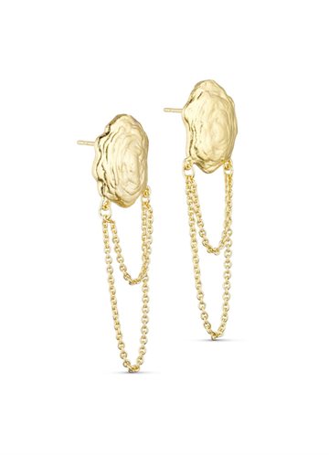 PURE BY NAT ESTHER CHAINI EARRINGS G/B - 45894