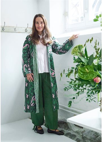 WAUW ANDREA JACKET GREEN/ROSE - 10137